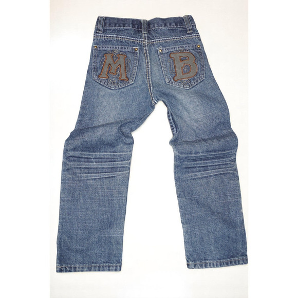 Makaveli Branded Boys Slim Straight Jeans - Size 7 - Picture 7 of 11